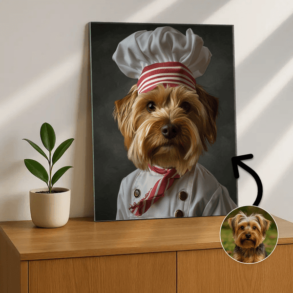 Chef in kokskleding