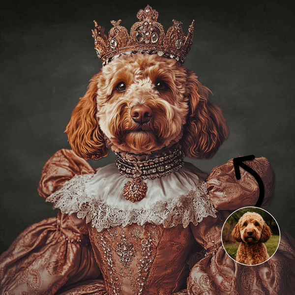 Koningin in baljurk