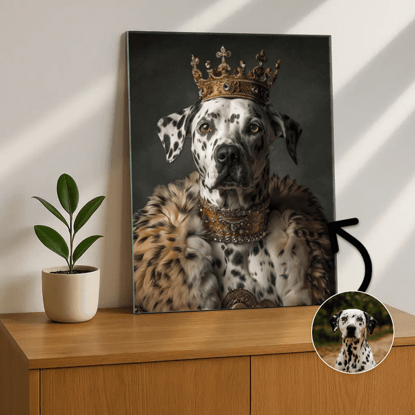 Heer in bontmantel