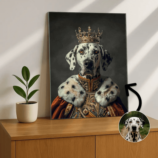 Heer in rode mantel
