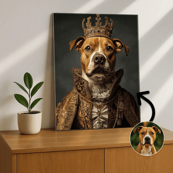 Heer in gouden mantel