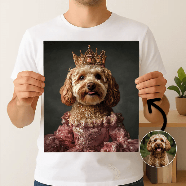 Prinses in roze jurk