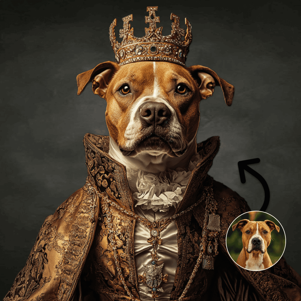 Heer in gouden mantel