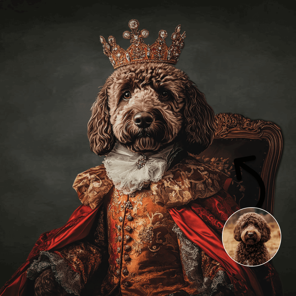 Prins in rode tuniek