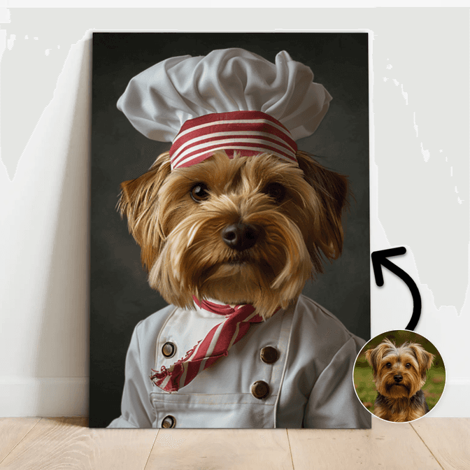Chef in kokskleding