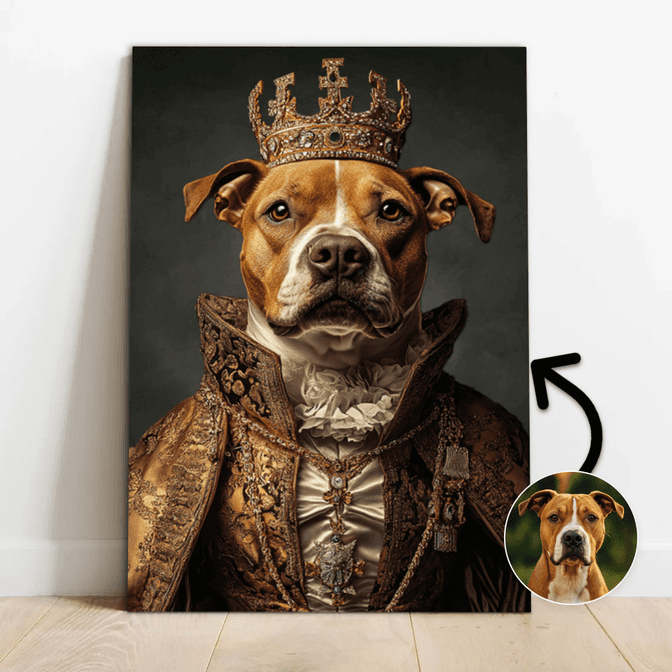Heer in gouden mantel